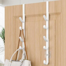 Over The Door Hooks, Metal Door Hooks for Hanging, Over The Door Purse Organizer