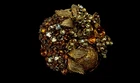 New ListingMiriam Haskell Vintage Flower Amber Glass Cluster Gold Tone Brooch