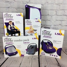 NCAA Louisiana State University LSU TIGERS Baby Shower Gift Set 4 Piece Set