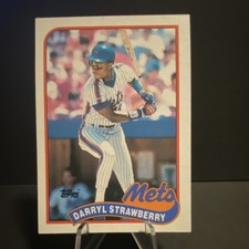 Topps 1989 Darryl Strawberry #300 New York Mets Baseball MLB