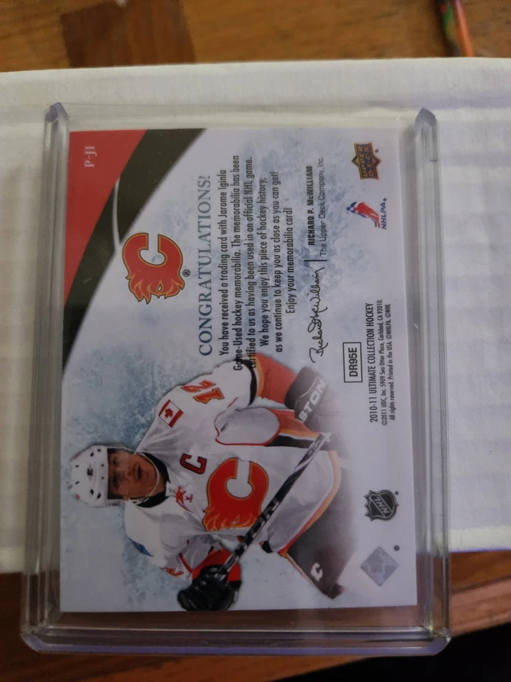2010 /11  Upperdeck  Premium Swatches  Jarome  Iginla  24/25 - Image 2 of 2