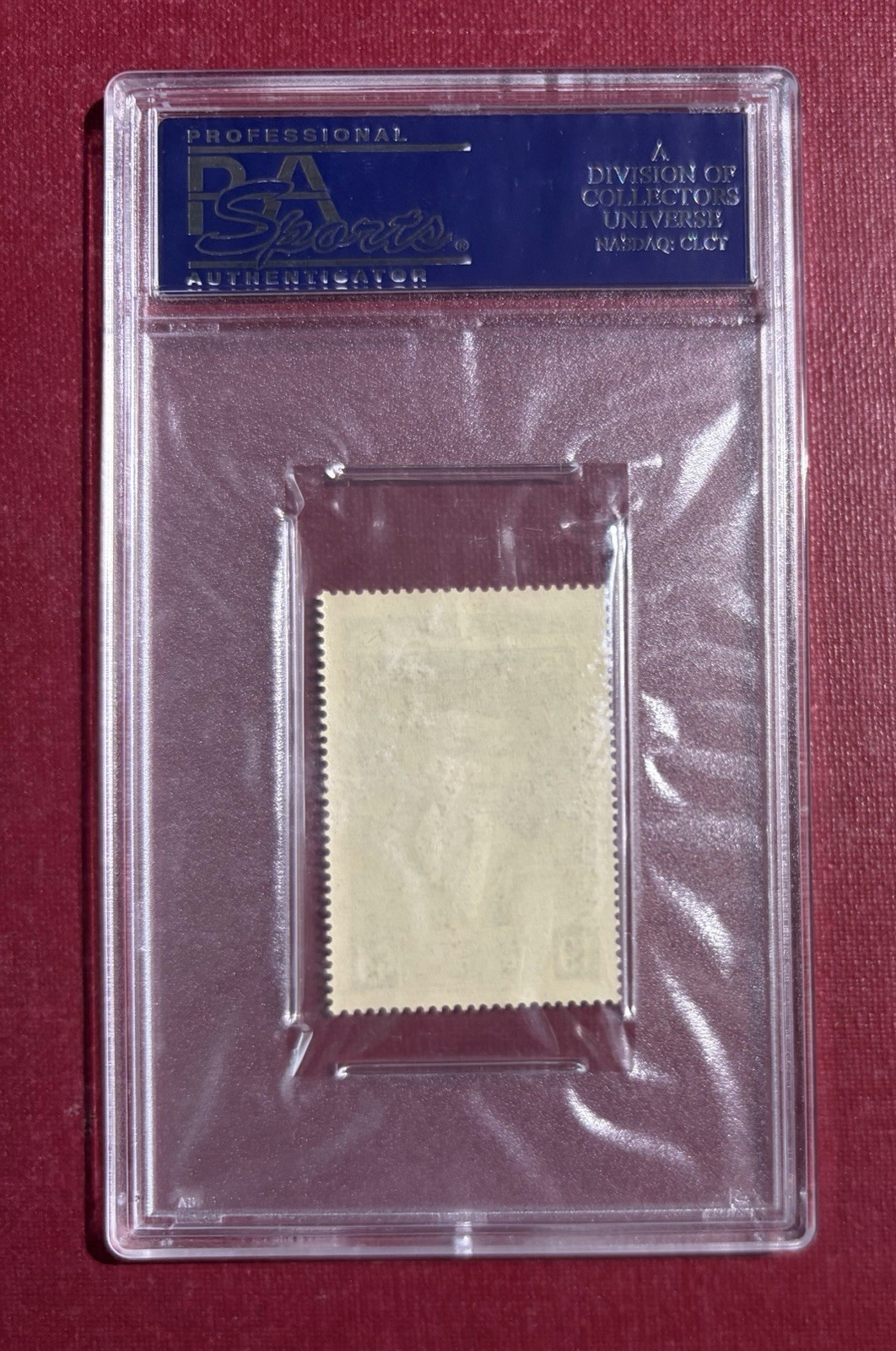 1964 Slania Stamps Cassius Clay PSA 9 #23 World Champion Boxers Muhammad Ali view 2