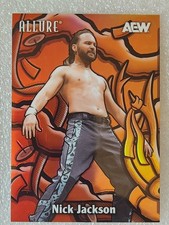 CF-11 NICK JACKSON 2026 Upper Deck AEW Allure COLOR FLOW RED-ORANGE