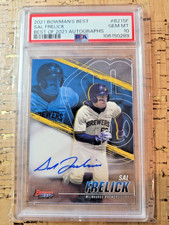 2021 Bowman's Best - Best of 2021 Autographs Sal Frelick #B21-SF PSA GEM MINT 10