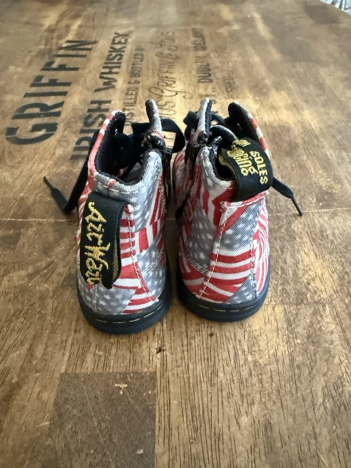 Botas Dr Martens LANEY bandera americana niño talla 8 Foto 2 de 4