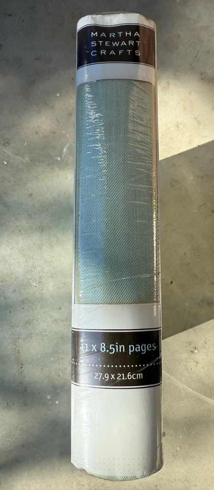 NEW! MARTHA STEWART POST BOUND ALBUM ACID FREE ARCHIVAL QUALITY BABY BLUE 11x8.5 - Image 4 of 4