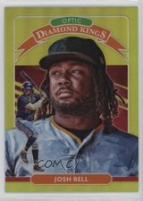 2020 Panini Donruss Optic Diamond Kings Retail Lime Green Prizm Josh Bell 0q3
