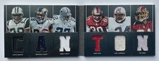 2012 Panini Playbook Canton Jersey 38/49 Martin Faulk Emmitt Rice Art Monk
