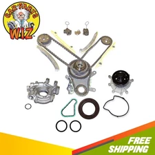Engine Timing Chain Kit Cover Gasket Set Water and Oil Pump Fits 02-08 4.7L