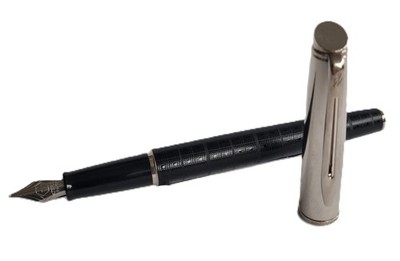 WATERMAN Hemisphere Füllfederhalter Silky Black C.C., Feder F