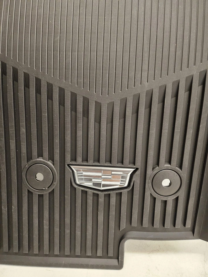 OEM 2021-2025 Cadillac CT4 Front & Rear All Weather Floor Liners Black 84841838 - Image 4 of 4