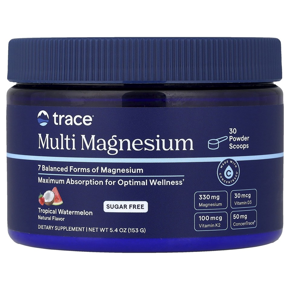 Multi Magnesium, Tropical Watermelon, 5.4 oz (153 g)