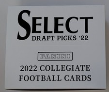 (FACTORY SEALED) 2022 PANINI SELECT DRAFT PICKS FOOTBALL JUMBO VALUE PACK BOX