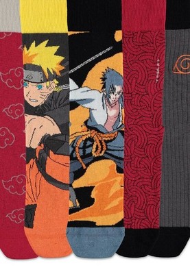 Naruto Socken Unisex Naruto Shippuden - 5er Pack multicolor