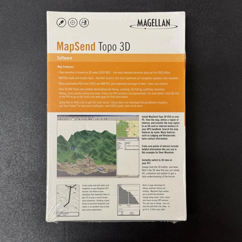 Magellan MapSend Topo 3D Software, 980611-09 USA Version 1 - Image 3 of 4