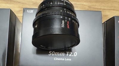 7Artisans Spectrum Series 50mm T2.0 Cinema Lens  E-Mount Manual Focus