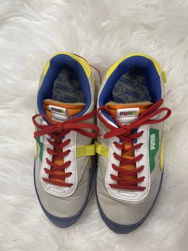 Scarpe da bambino Puma Future Rider Splash taglia 7C "BRGV" adolescenti usate