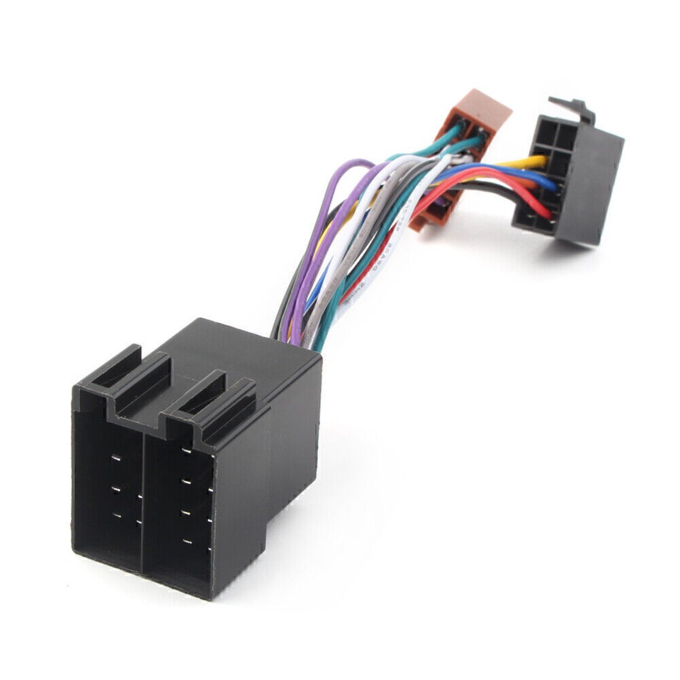 ISO Wiring Harness Lead Stereo Radio Adaptor Cable Connector Loom For
