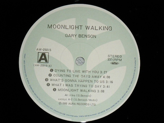 GARY BENSON Japan 1982 AW-25015 NM LP MOONLIGHT WALKING | eBay