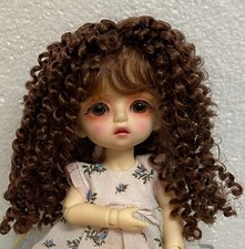 Monique Collection BERNADETTE Syn Mohair wig CHESTNUT BROWN Size 8-9 NEW MINT