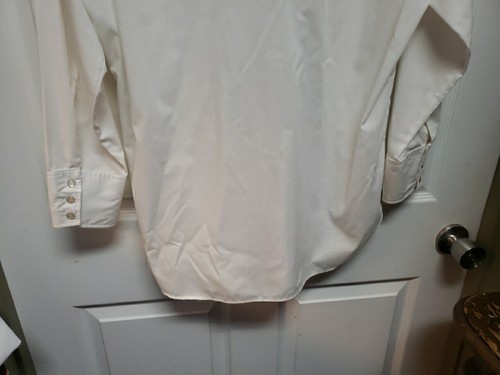 Vtg Sheplers Western Shirt Size 16 Pearl Snap Long Sleeve White - Picture 9 of 10
