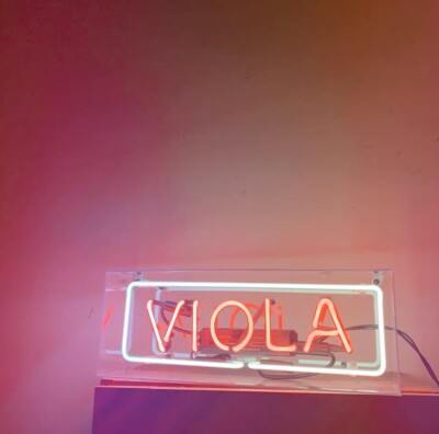 Layered Viola Sign Viola Neon Sign 14