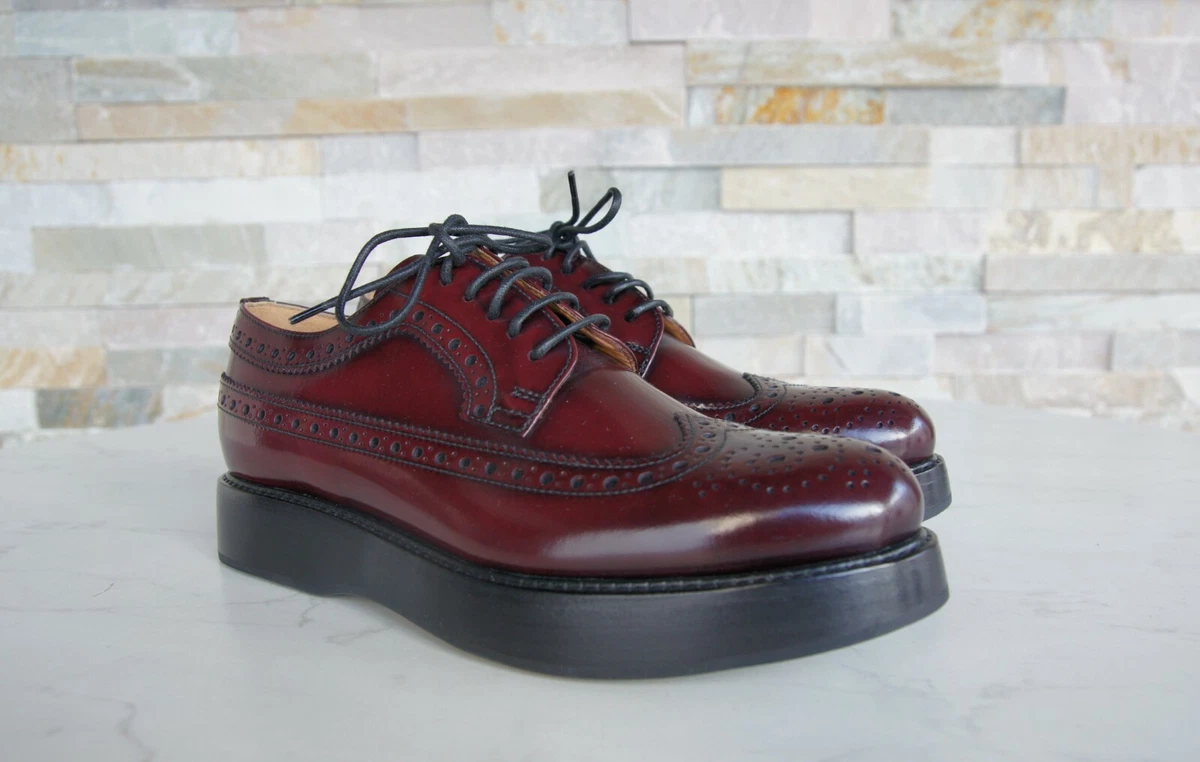 Church s 39 5 Richelieu Chaussures Lacets Plateforme Bordeaux