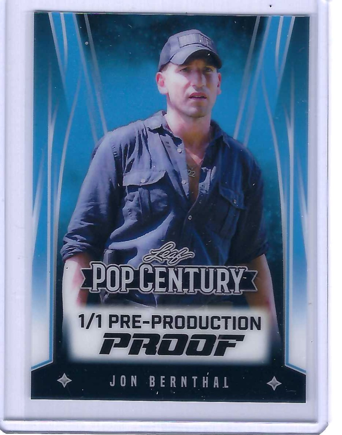 JON BERNTHAL 2025 LEAF METAL POP CENTURY PRE PRODUCTION PROOF 1/1