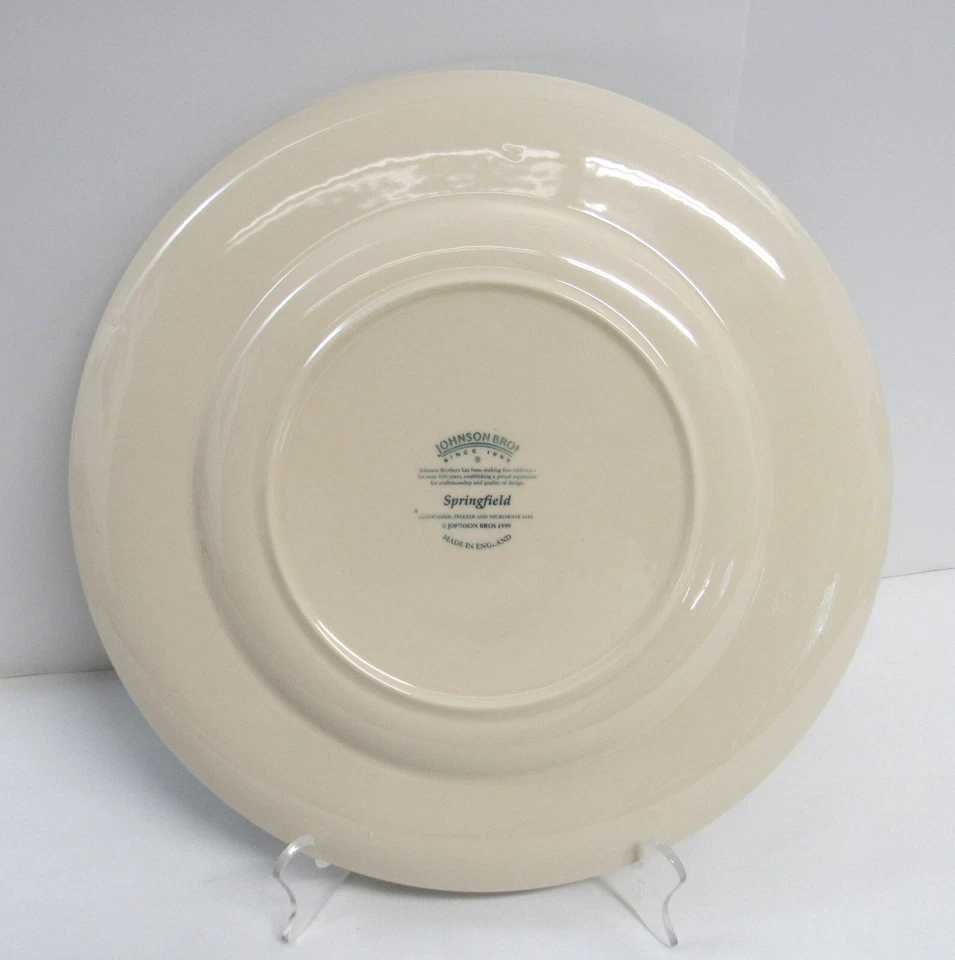 Johnson Brothers Springfield 晚餐盘 - 3 件套 - 二手状况完好 — 第 4/4 张图片