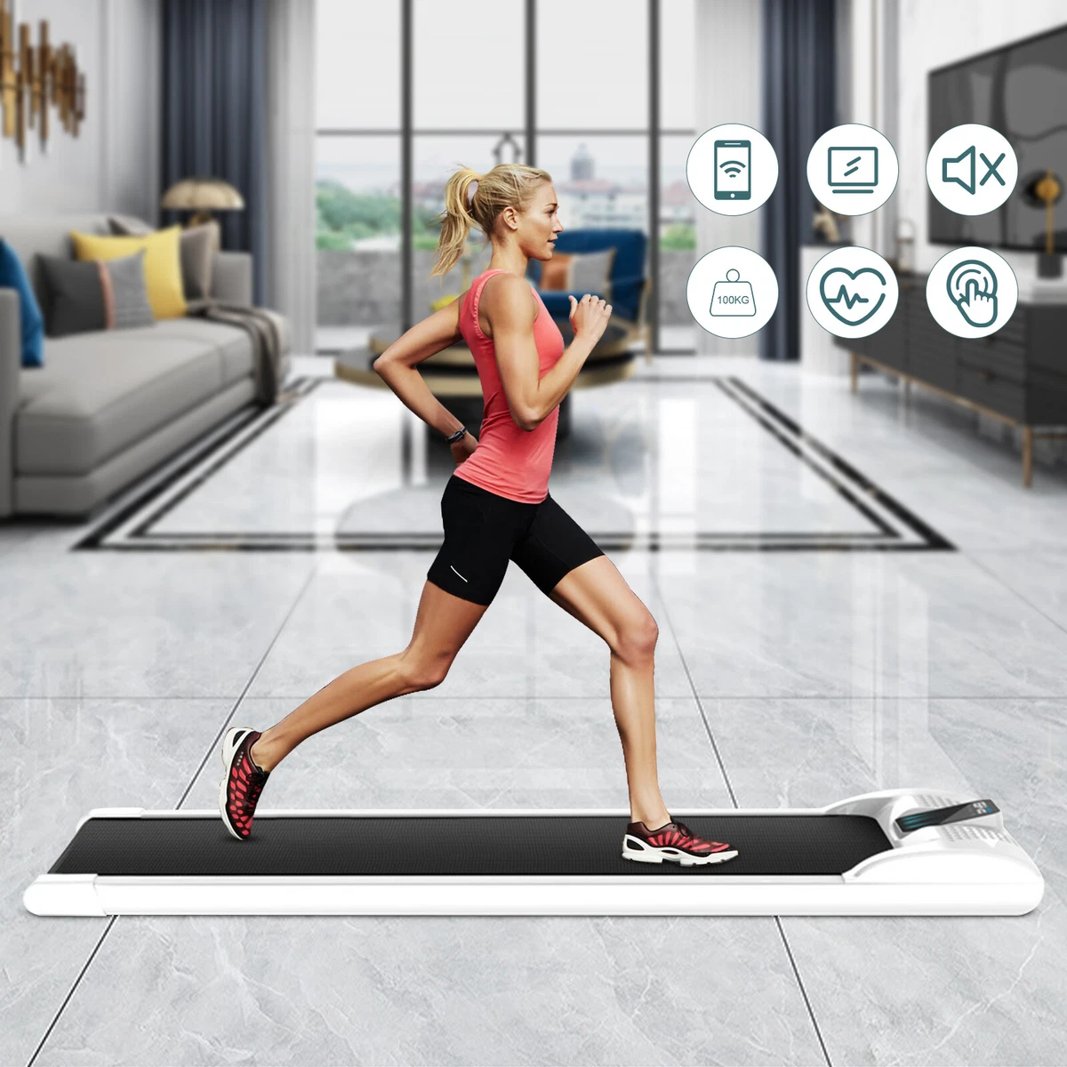 Smart Mute Walk Exercise Fitness Equipment Under Desk Running