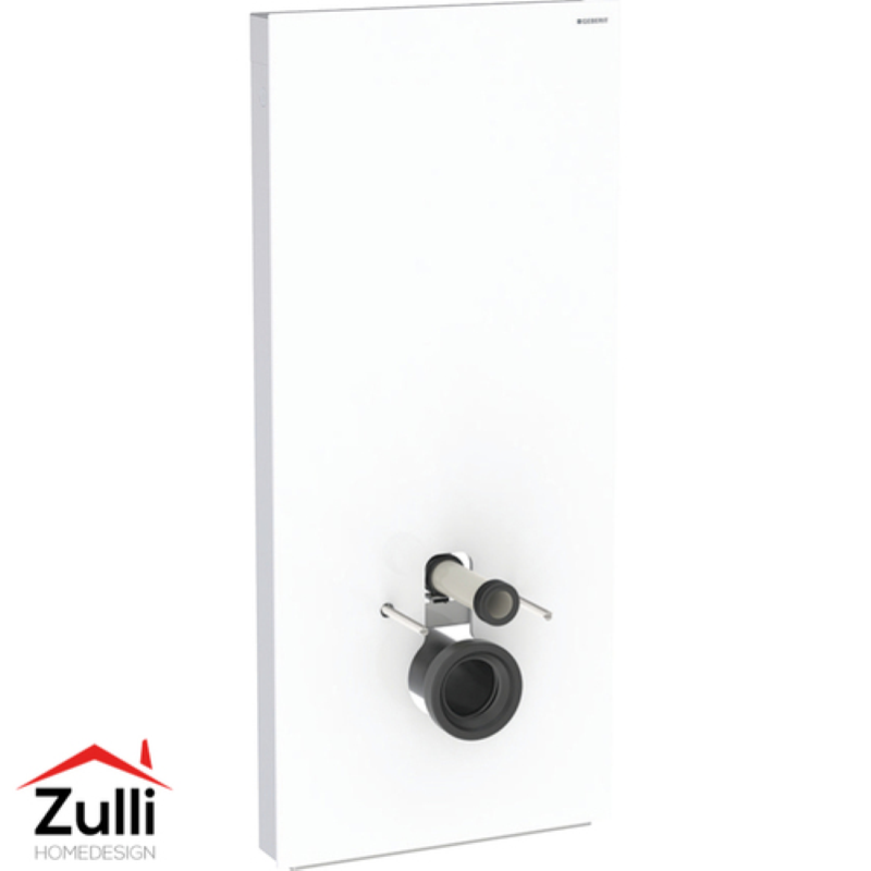 Geberit Monolith modulo sanitario per WC sospeso, 114 cm. Vetro bianco