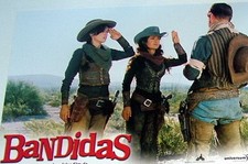 Luc Besson BANDIDAS cartes lobby 8 photos originales vintage 2006 Hayek Cruz