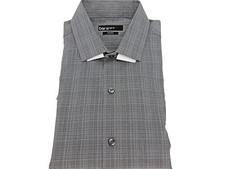 Calvin Klein Men's Extreme Slim Fit Dress Shirt Semi Solid Metal 15-15 1/2 32/33