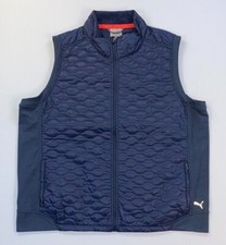 Women s Puma Quilted UPF 50 Insulation CloudSpun Golf Vest NEW Size XL