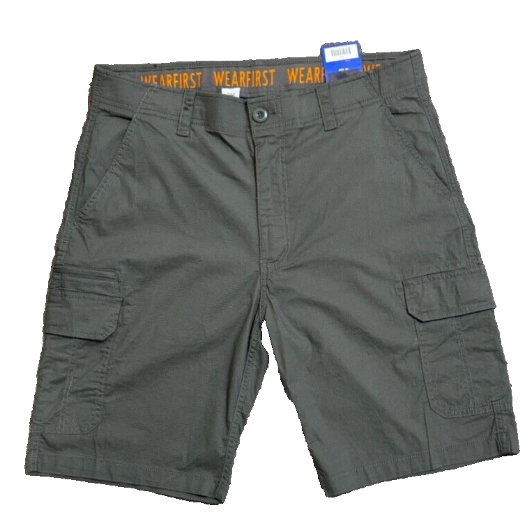 WEARFIRST CARGO MENS SHORTS 10 INCH INSEAM Gray SIZE 30