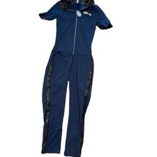 Women's police officer costume blue