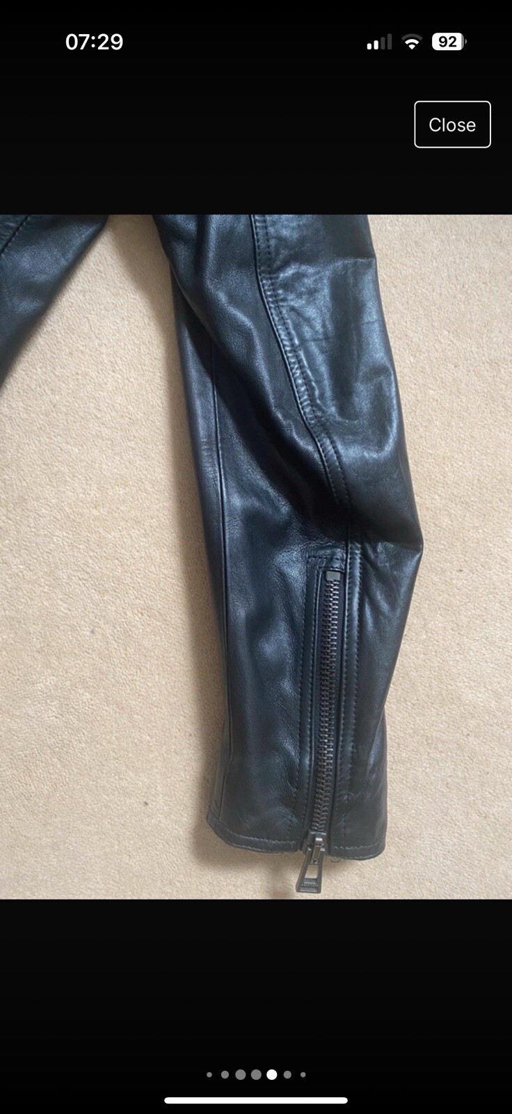 Brand New Mens Belstaff  V Racer 2.0 Leather Jacket Size 48 image 7