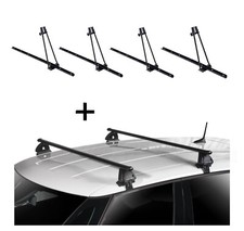 4x Fahrradträger ORION + Dachträger VDP EVO STA für Skoda Citigo 5 Türer ab 2012