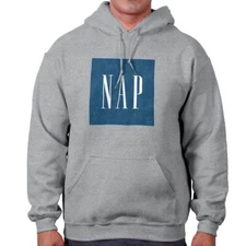 Funny Sarcastic Sleep Lazy Chill Nap Humor Hoodie Hooded Sweatshirt Men Women