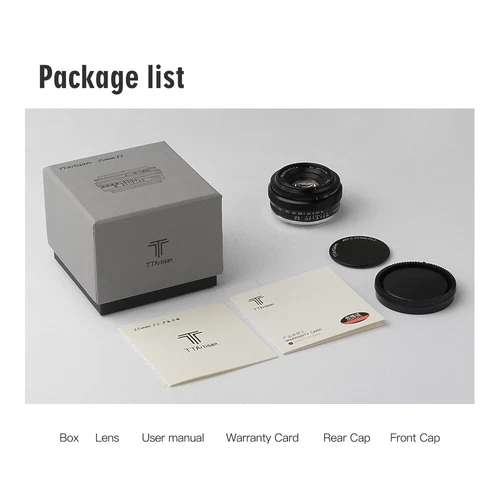 TTArtisan 25mm F2.0 APS-C Manual Focus Lens For Canon EOS-M/ Sony E/ Fuji X/ M43 - Picture 9 of 15