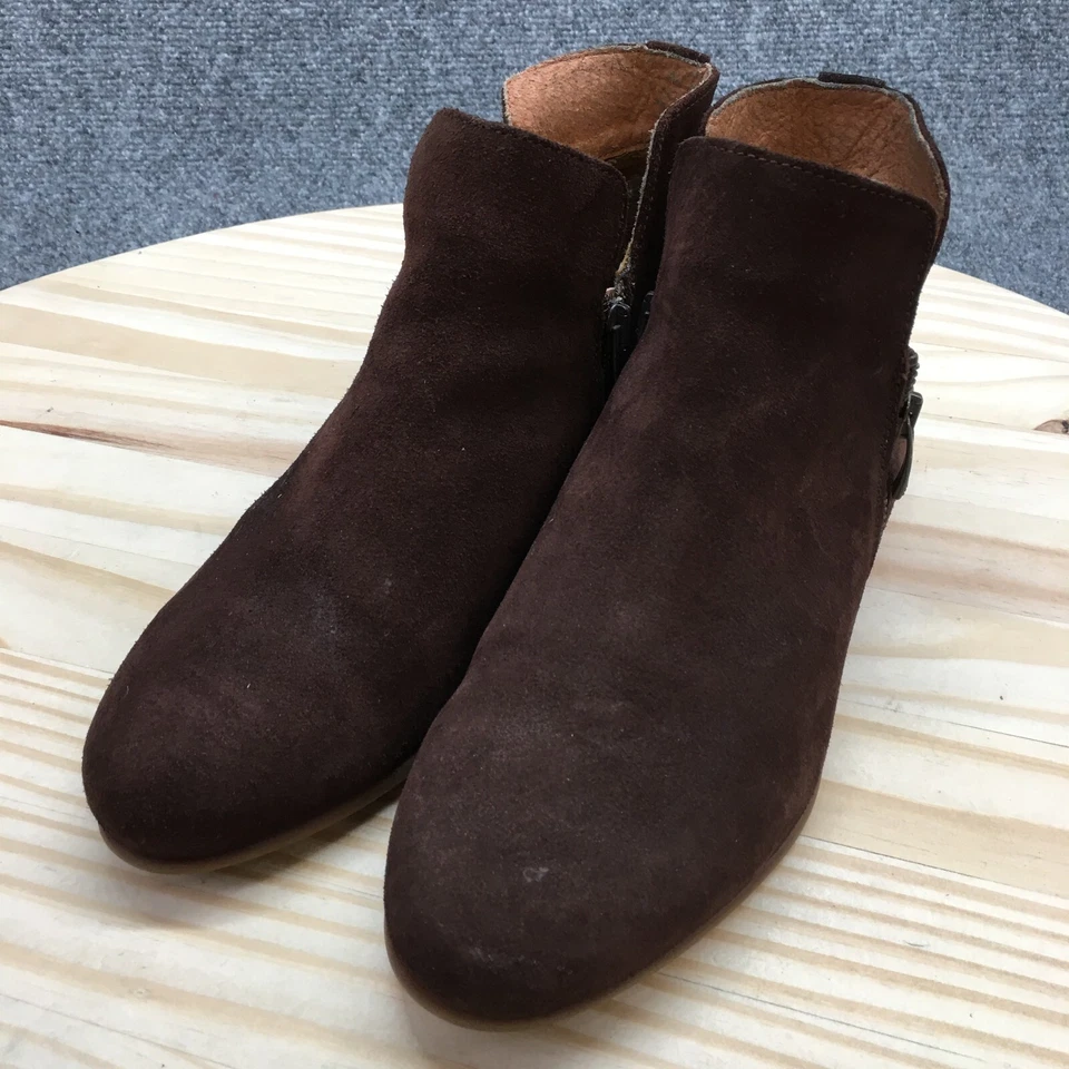 Eric Michael Botín Mujer 38 Marrón Isabella Puntera Almendra Sin Cordones Informal Gamuza Foto 3 de 4