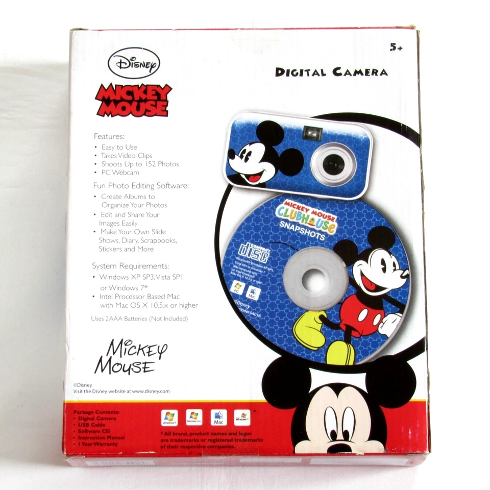 Disney Mickey Mouse Clubhouse Digital Camera Webcam 2013 Sakar New - Image 2 of 4