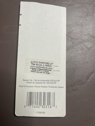 2010 PARKER Ballpoint Pen Quink Ink Flow Refill Black Ink Medium Point New - Picture 2 of 2