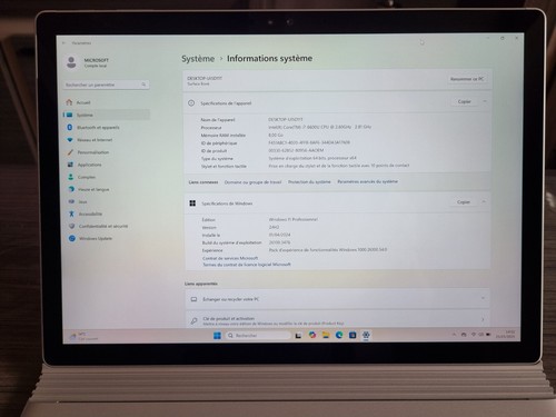 Ordinateur PORTABLE Microsoft Surface Book I7 6600U 8 Go RAM 256 Go SSD (1) - Imagen 9 de 9