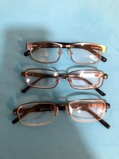 Lot of 3 pcs Eyeglass Frames Various Brands and Colors: Foster Grant and Other