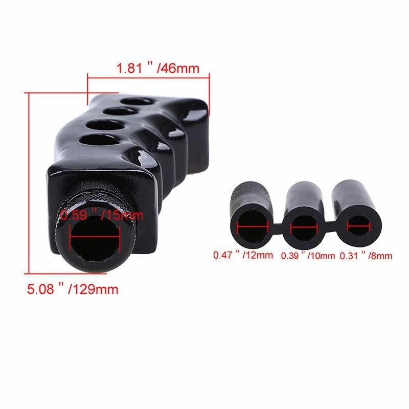 Universal Auto Gun Grip Handle Manual Transmission Car Gear Shift Knob Shifter - Image 4 of 4
