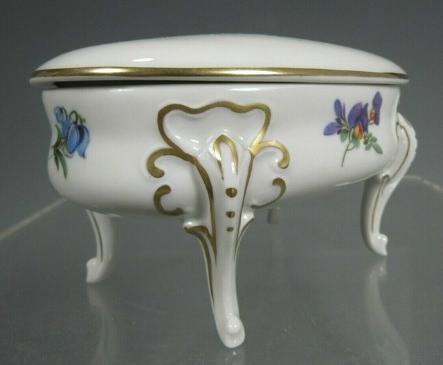 Fine Rosenthal Germany Kunstabteilung Selb Polychrome Porcelain trinket box eBay