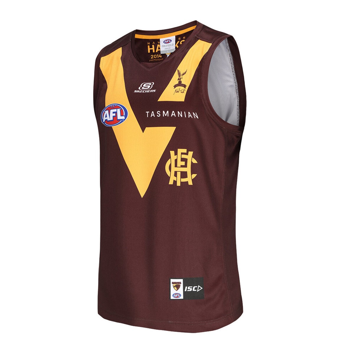 Hawthorn Hawks Legends Guernsey Sizes Medium 3XL Brown-Gold AFL