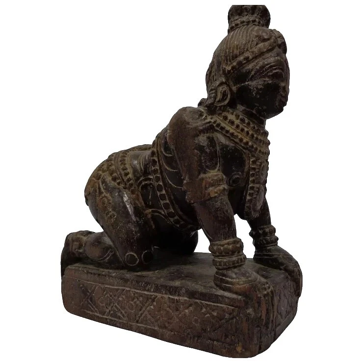 Antigua Escultura original de antigüedades de Asia