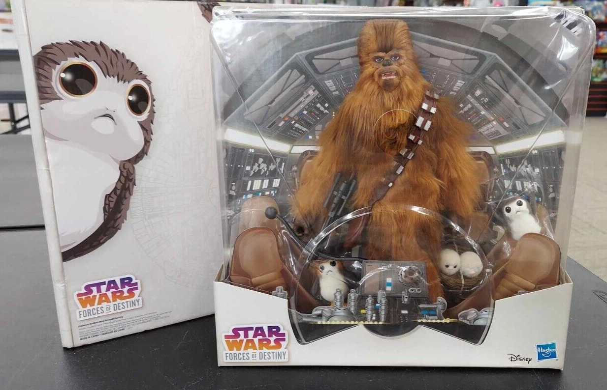 SDCC 2018 Exclusive Star Wars Forces of Destiny Chewbacca and Porgs Pack Sounds